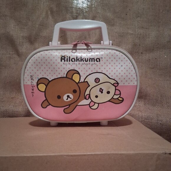 Rare*** Rilakkuma & Korilakkuma Mini Trunk Kawaii Bag - Picture 1 of 8